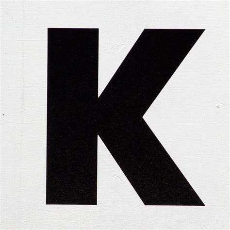 what letter is k.